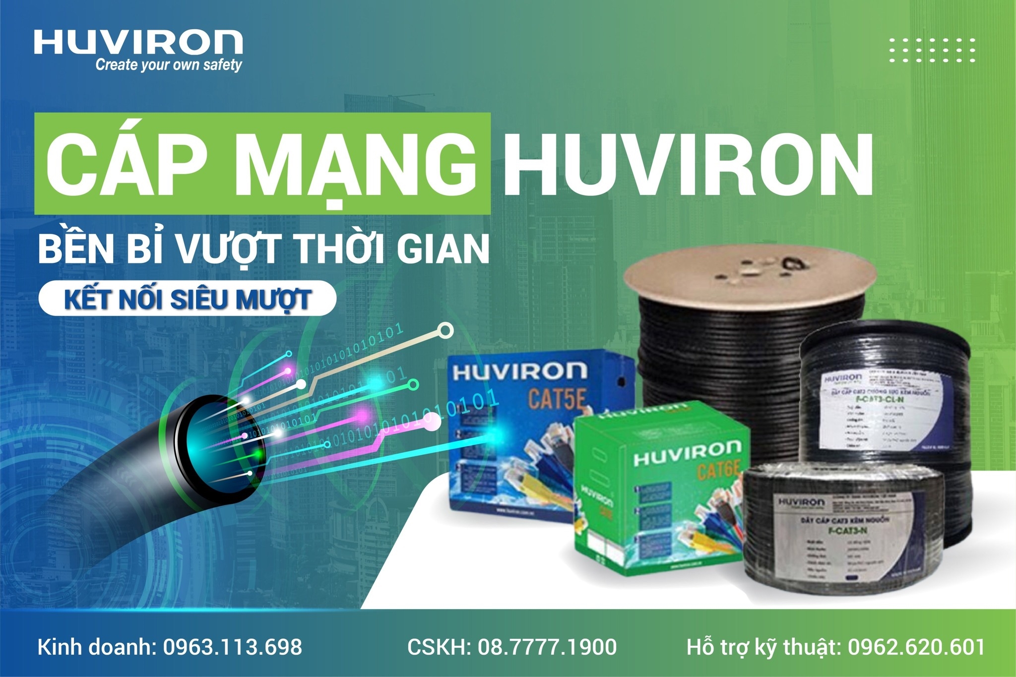 Thiết bị mạng Huviron được người tiêu dùng đánh giá cao