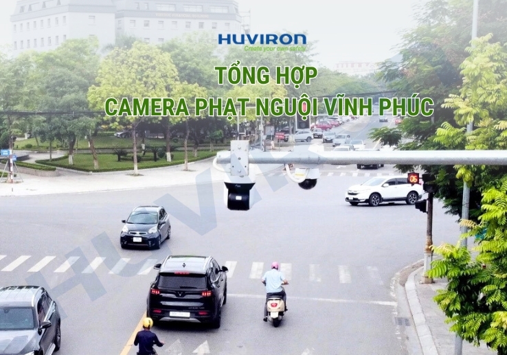 Camera phạt nguội ở Vĩnh Phúc