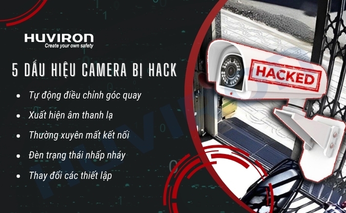 Dấu hiệu nhận biết camera giám sát bị tấn công