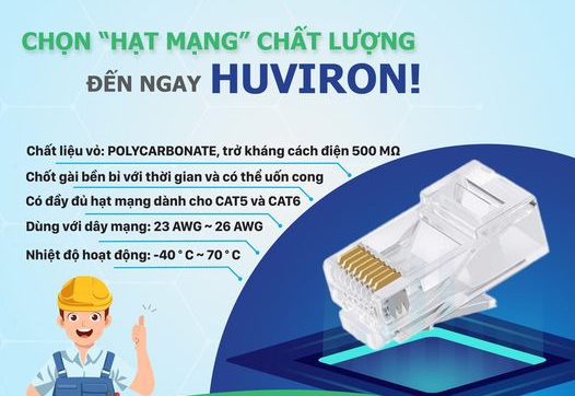 Ưu tiên lựa chọn các thiết bị mạng chất lượng