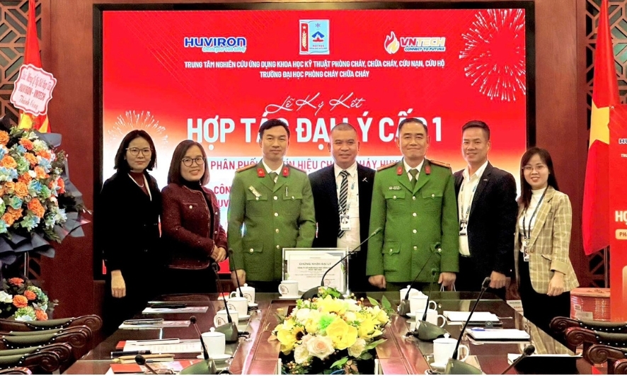 Huviron và VnTech hợp tác phân phối cáp chống cháy Huviron