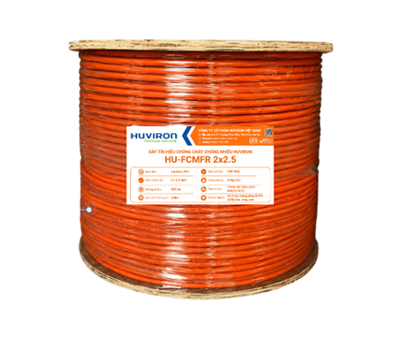 Dây tín hiệu chống cháy chống nhiễu HU-FCMFR 2x2.5