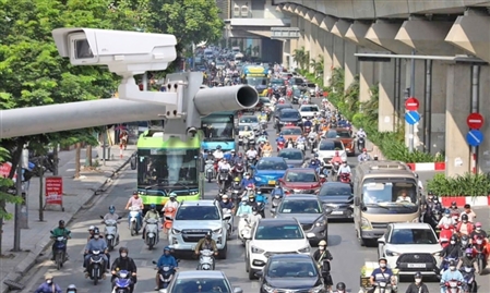 Camera giao thông AI tự động gửi thông báo phạt nguội