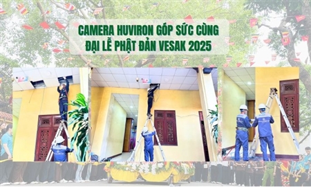 ​Camera Huviron tự hào góp sức trên hành trình cung nghinh xá lợi Đức Phật – Đại lễ Vesak 2025