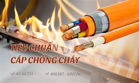 Phân biệt các tiêu chuẩn cáp chống cháy phổ biến