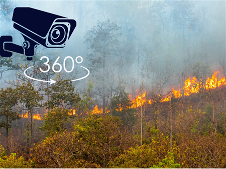 Lắp đặt camera phòng cháy rừng đầu mùa nắng nóng