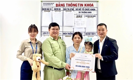 Huviron đồng hành cùng Phucbinh Donation: Tài trợ ca phẫu thuật tim của Bé Bùi Thị Ngọc Hân