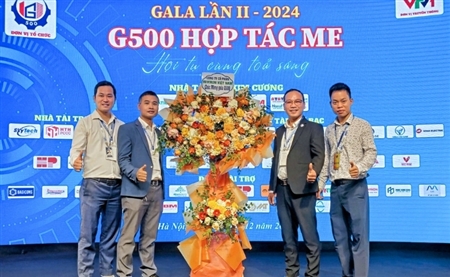 Huviron tài trợ Gala tất niên Hiệp hội G500 – Hợp tác ME