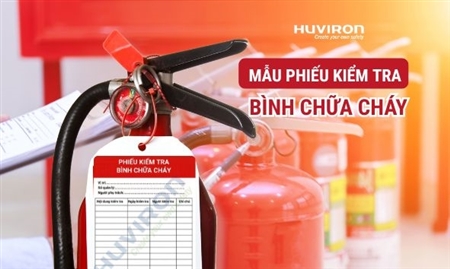 Mẫu kiểm tra bình chữa cháy 2025: Đầy đủ, dễ kiểm soát
