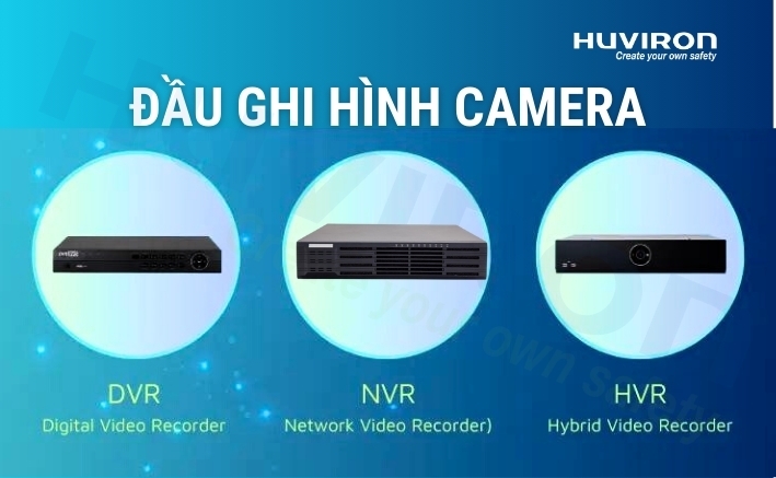 Đầu ghi hình camera là gì? Phân biệt DVR, NVR