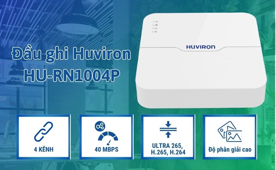 Đầu ghi hình camera HU-RN1004P