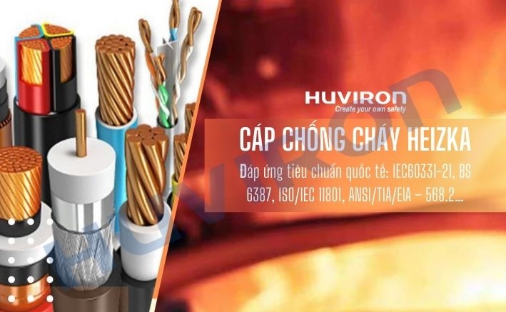 Heizka là thương hiệu dây cáp mạng, cáp chống cháy, cáp điều khiển... từ Mỹ