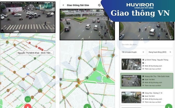 APP camera giao thông online - Giao thông Sài Gòn
