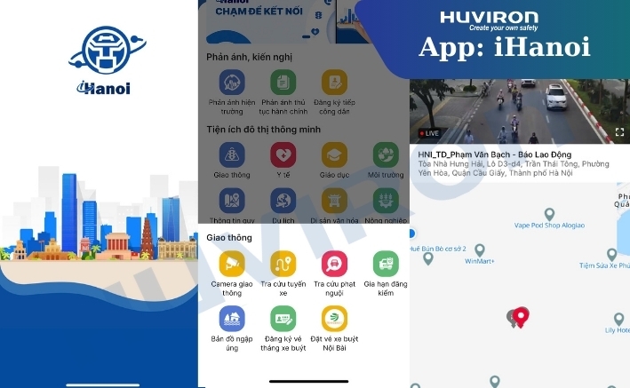 App camera giao thông Hà Nội - iHanoi